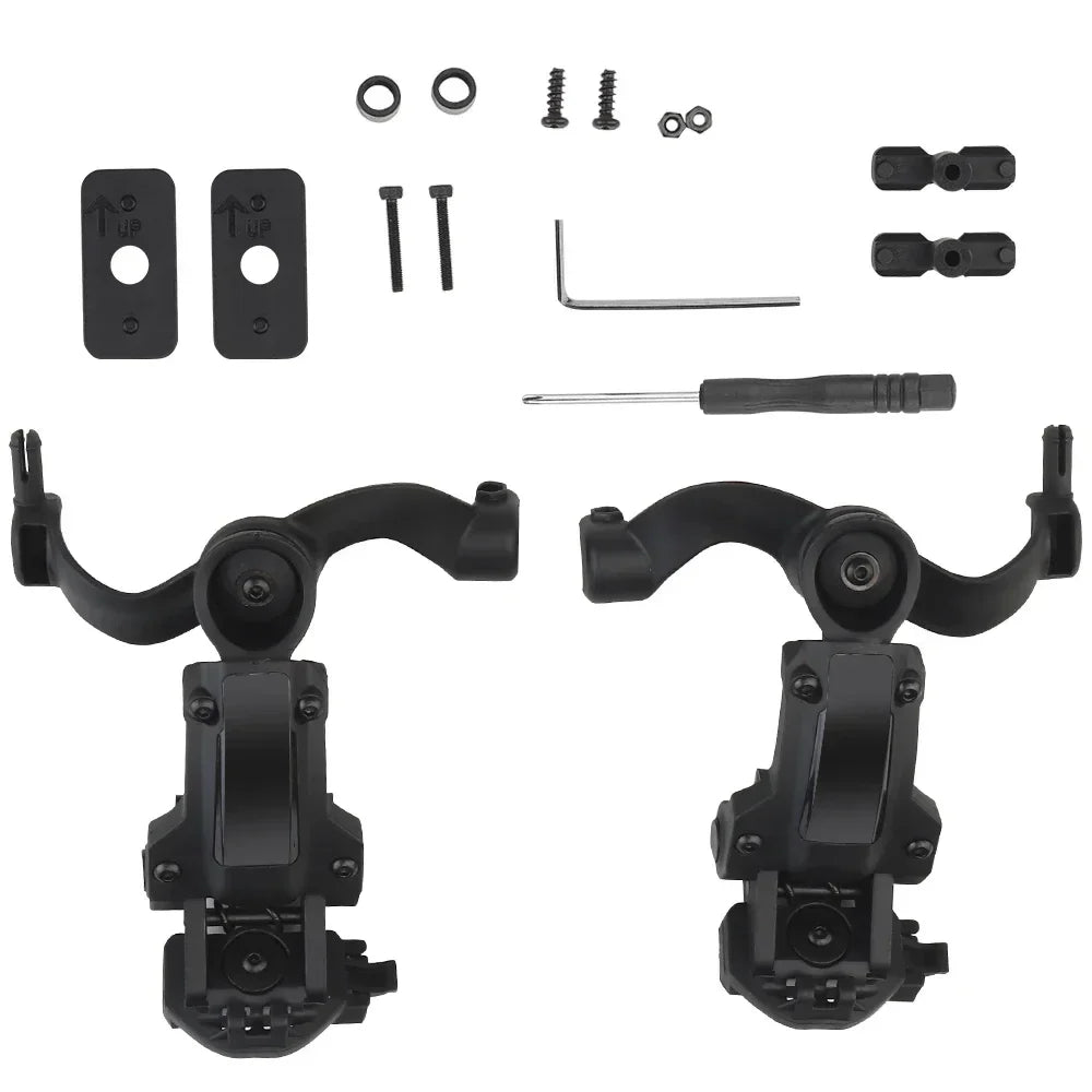 Tactica ARC Helmet Rail Adapter Helmet Headset Rail Mount  Fits Earmor Headphones Adapter Bow Rail Mount Headphone Accessories