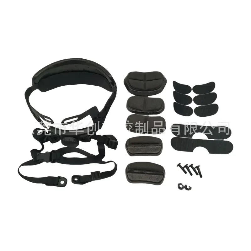 Tactical Helmet with Adjustable Suspension System and Head Locking Buckle for Enhanced Stability Compatible with FAST