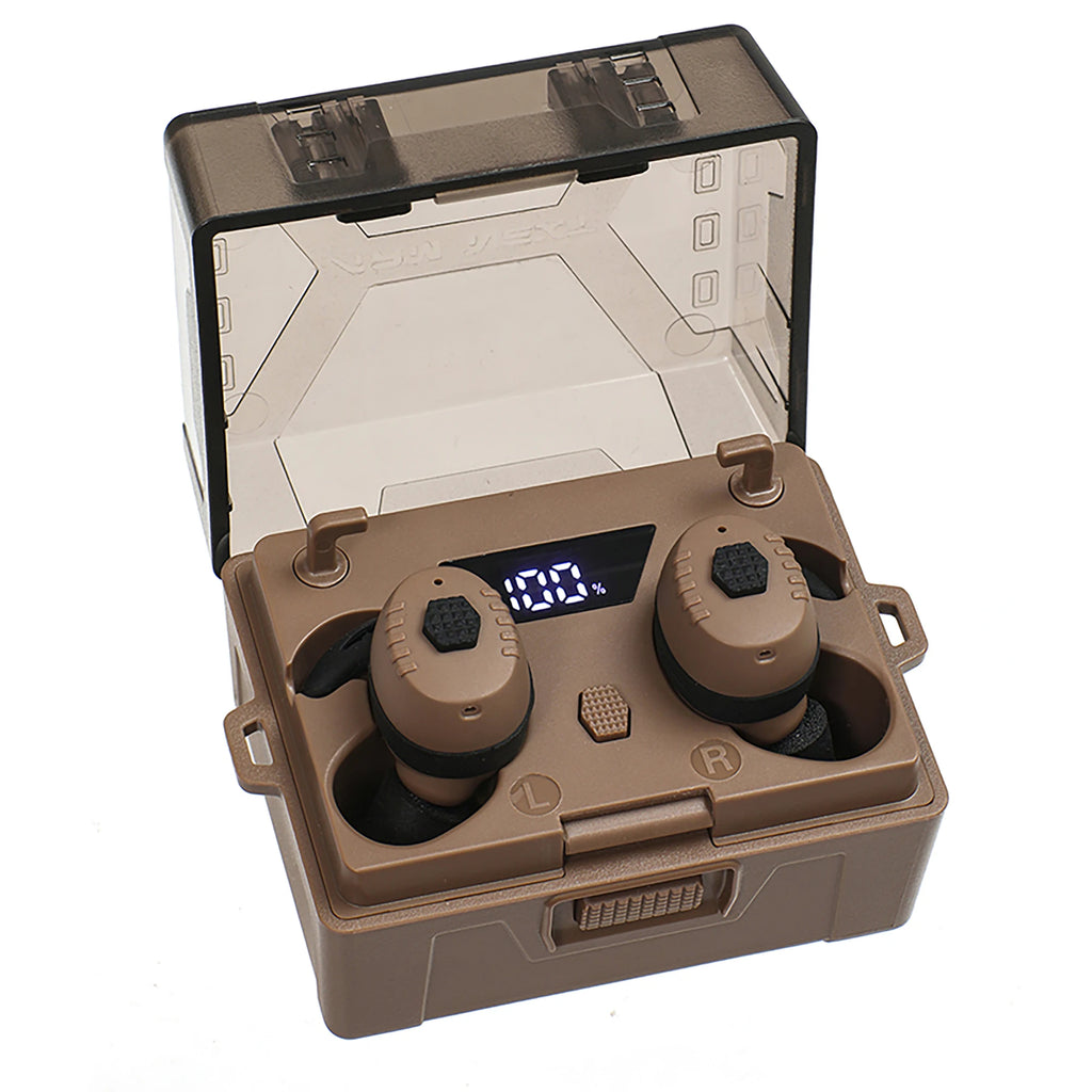 ARM NEXT E30 Tactical Headset Electronic Anti-Noise Earplugs Noise-Cancelling for Shooting Protection NRR27dB with Bluetooth