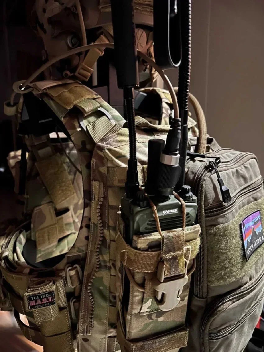 TAC-SKY PRC 163 Radio Dummy Case for Baofen UV5R UV-82，PRC163 Non-Functional Walkie Talkie Model for Tactical Headphones U94 Ptt