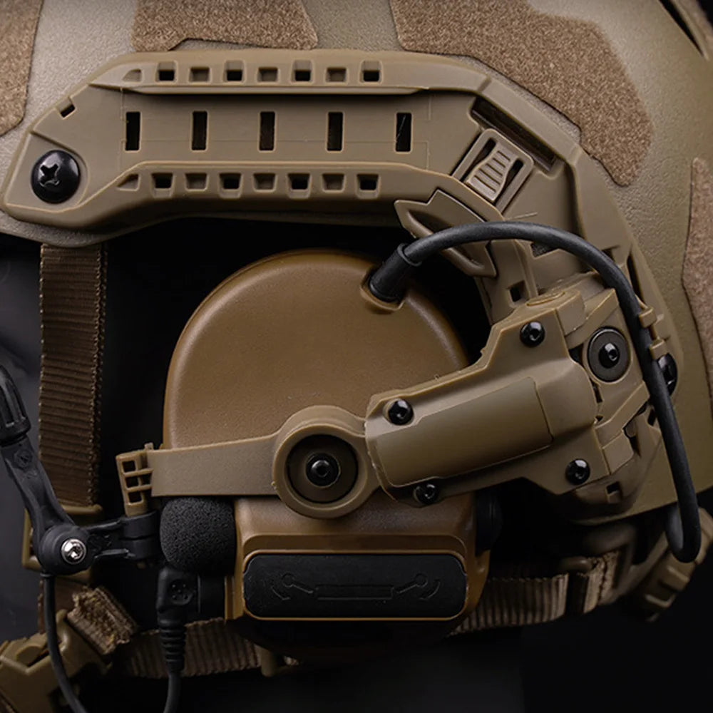 VULPO Tactical Helmet Headset Rail Mount Headset Bracket Adapter For Comtac III/C Series Headset Fit OPS Core ARC  Helmet