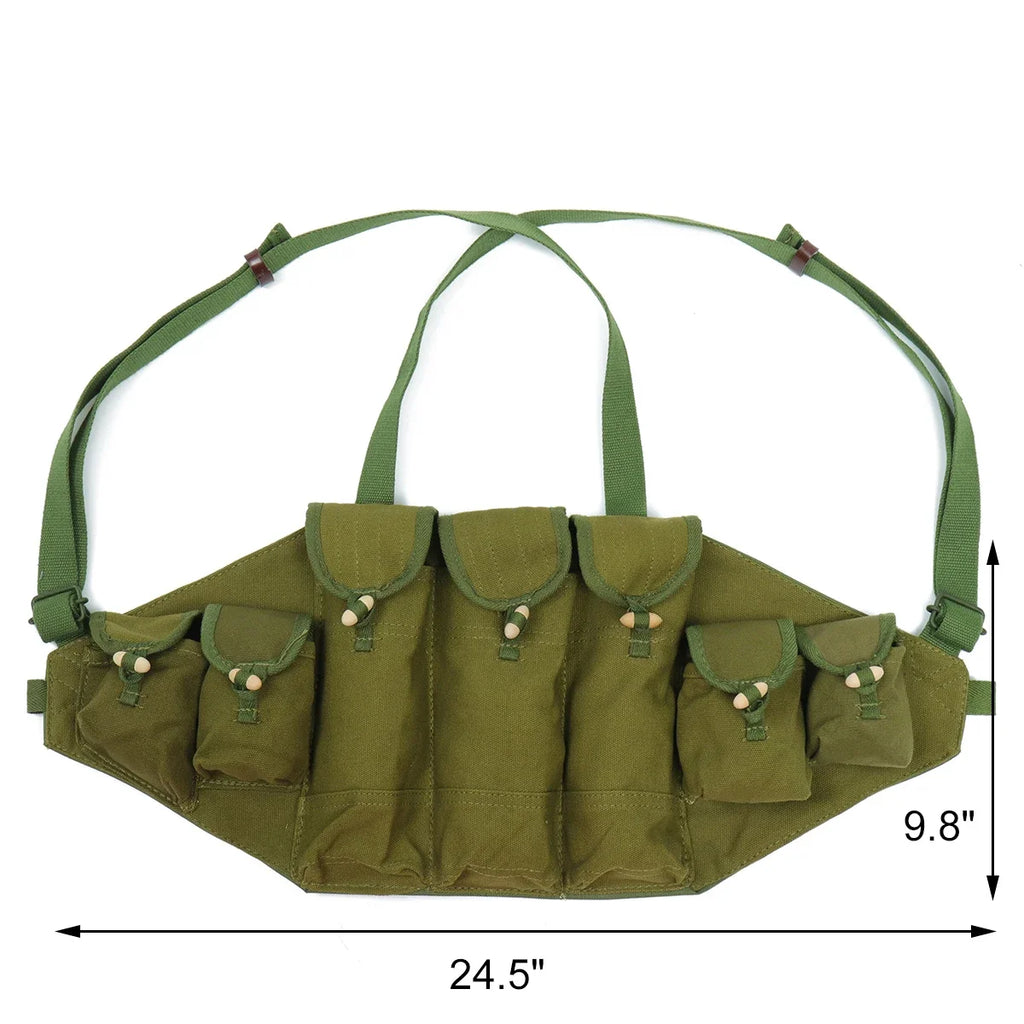 56 Type Adjustable Hunting Vest Tactical Chest Vest Carrier Chest Rig Pack Pouch Light Weight Heavy Duty Vest