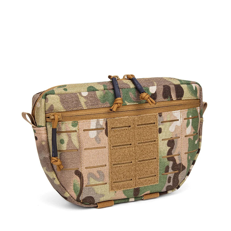 1050D Sports Hunting Dump Pouch Nylon Front Pouch of Plate Carrier Chest Rig with Molle Carrying Kit Pouch