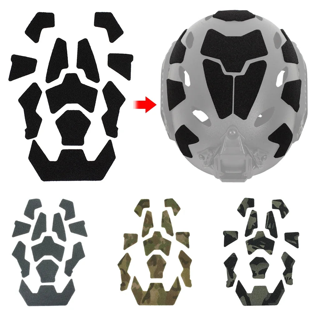 FAST Helmet Magic Sticker 11Pcs Hunting CS Helmet Patches Hook and Loop Sticky for FAST Helmet 11Pcs Set Helmets Accessories