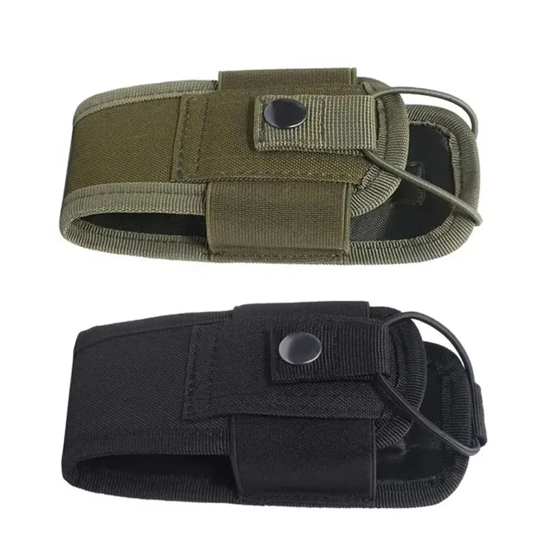 1/2/3Pcs Nylon Pouch Tactical Radio Walkie Bag Holder Pocket Portable Interphone Holster Carry Bag Hunting Camping