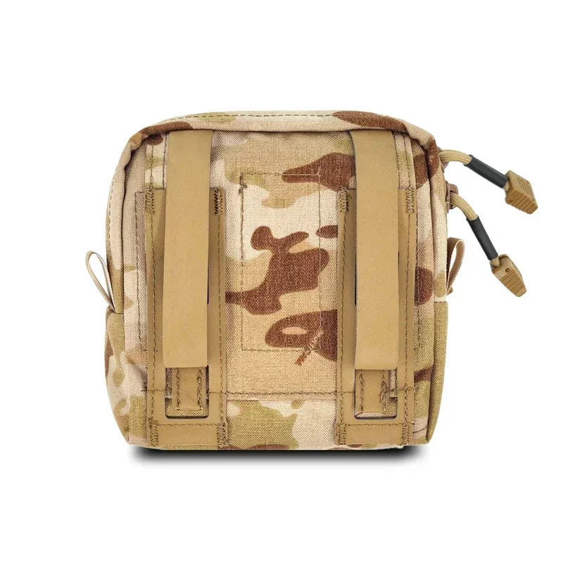 Tactical GP Pouch Airsoft EDC Small Square Multicam MOLLE Dump Pouch Outdoor Sundry Waist Bag Gear