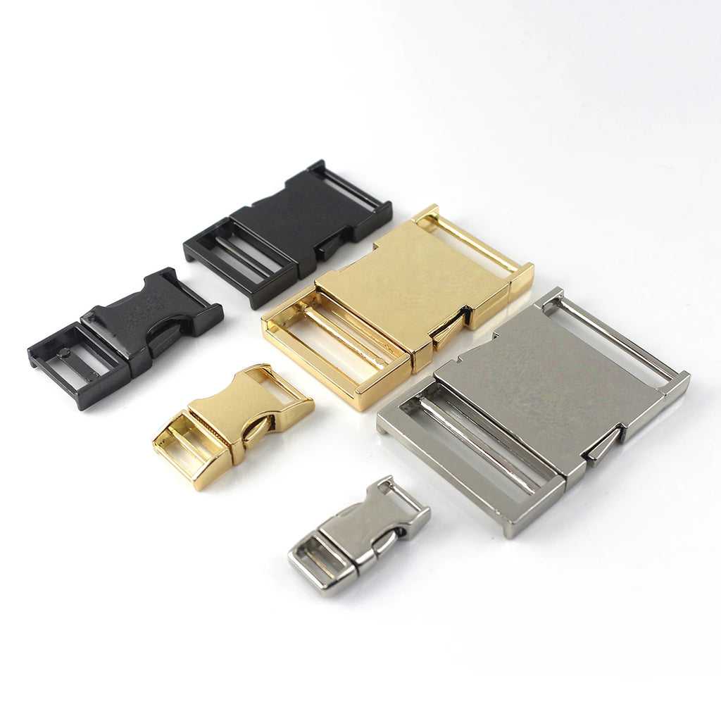 1piece Metal Bag Side Quick Release Buckle Backpack Strap Buckle Closure Clasp for Bag Backpack Strap Parts DIY Accessories