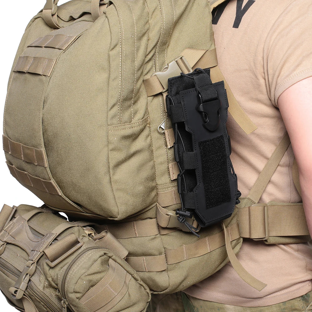 Outdoor Sports Molle Water Bottle Pouch Radio Canteen Cover Holster Waist Pack Hunting Hiking Travel Kettle Holder Bags
