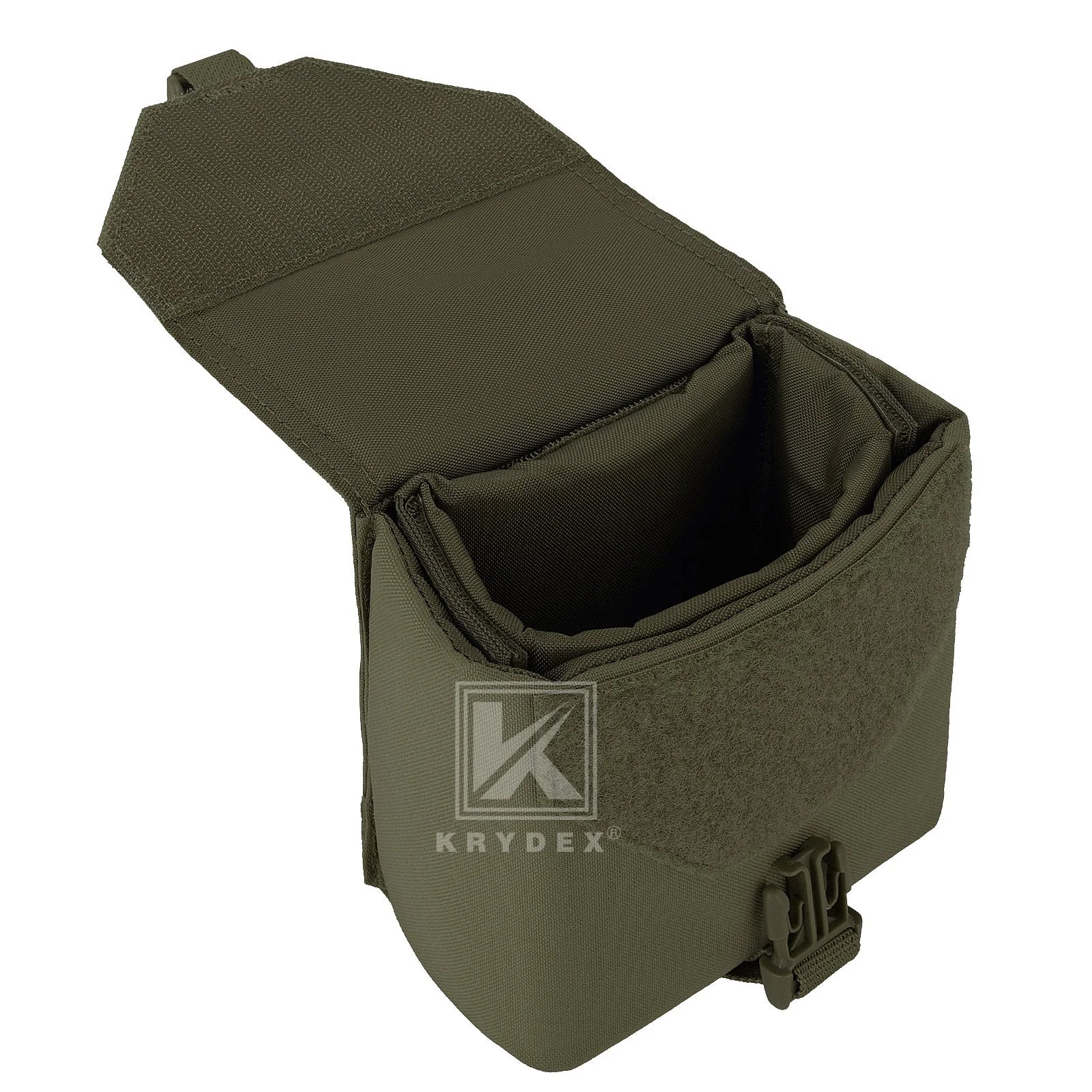KRYDEX Tactical Night Vision Pouch MOLLE NVG Bag Tool Pack with Padded Goggle Carrying Case Airsoft Gear For NVG14 NVG15