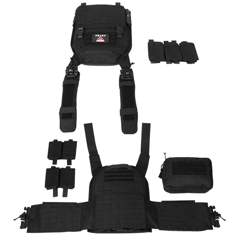 Ranger Green Plate Carrier Tactical Vest With Quick Release Security Molle Chaleco Tactico Bandolier Hunting Vest Tactical Gear