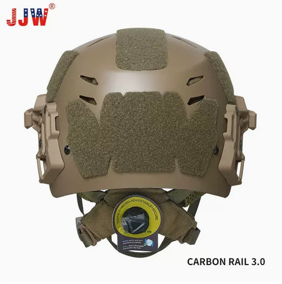 JJW-CORE Light Carbon Fiber Tactical Helmet, Team EXCEL, Rail3.0