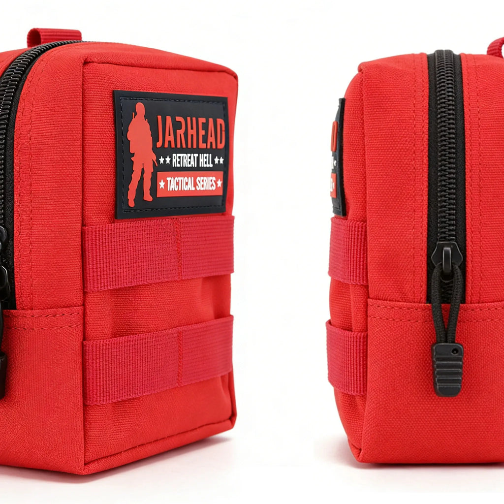 Waterproof Waist Bag EDC Tool Vest Pouch Mobile Phone Bag Tactical Outdoor Sport Hunting Travel Belt Pouch With PVC Patche