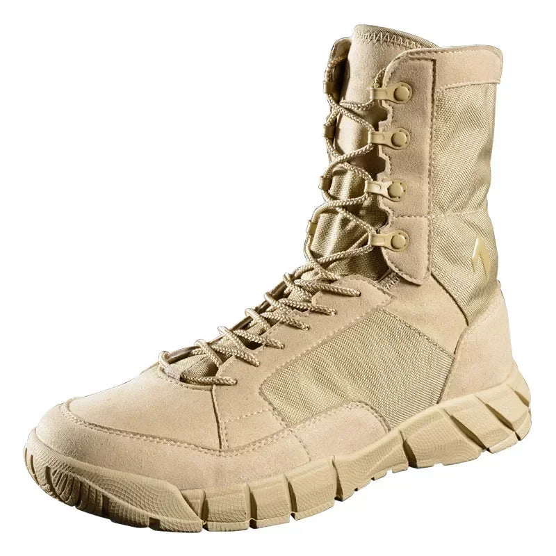 Military Ultra Light Men Desert Tactical Hunting Boots Mens Work Safety Shoes Outdoor Zapatos Hiking Boots Motorcycle Sneakers