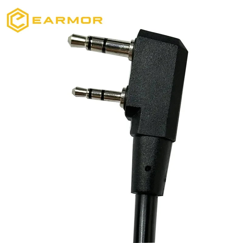 PTT Adapter M52 Push To Talk Tactical Communications Headset PTT Adapter for Airsoft Earmor MSA Sordin