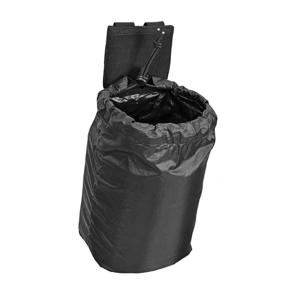 Ultralight Foldable Drop Dump Pouch Utility Pouch Compact Elastic Tactical Magazine Pouch Duty Belt Mounted Hunting Bag
