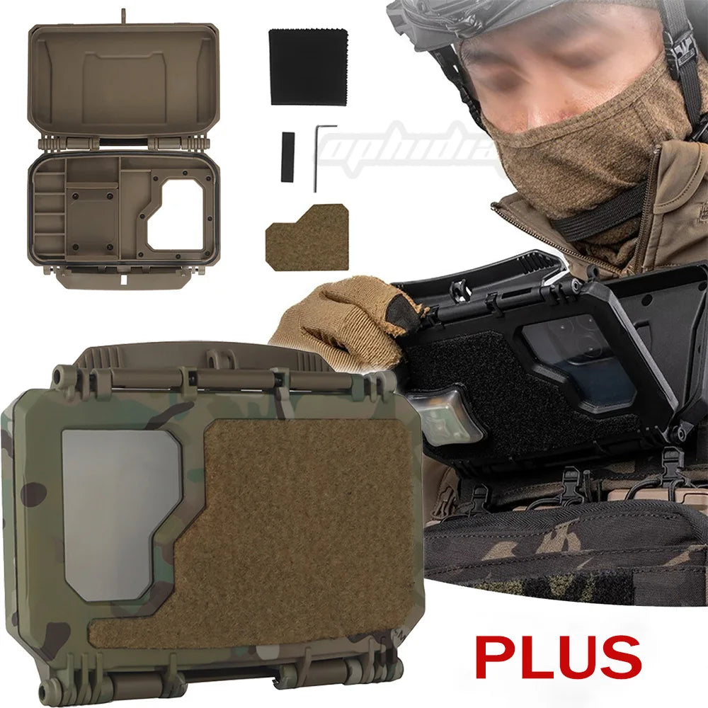 OPHIDIANTAC 2nd Gen Phone Case Universal Phone plus MOLLE Bag map navigation Airsoft hunting vest plate carrier accessories