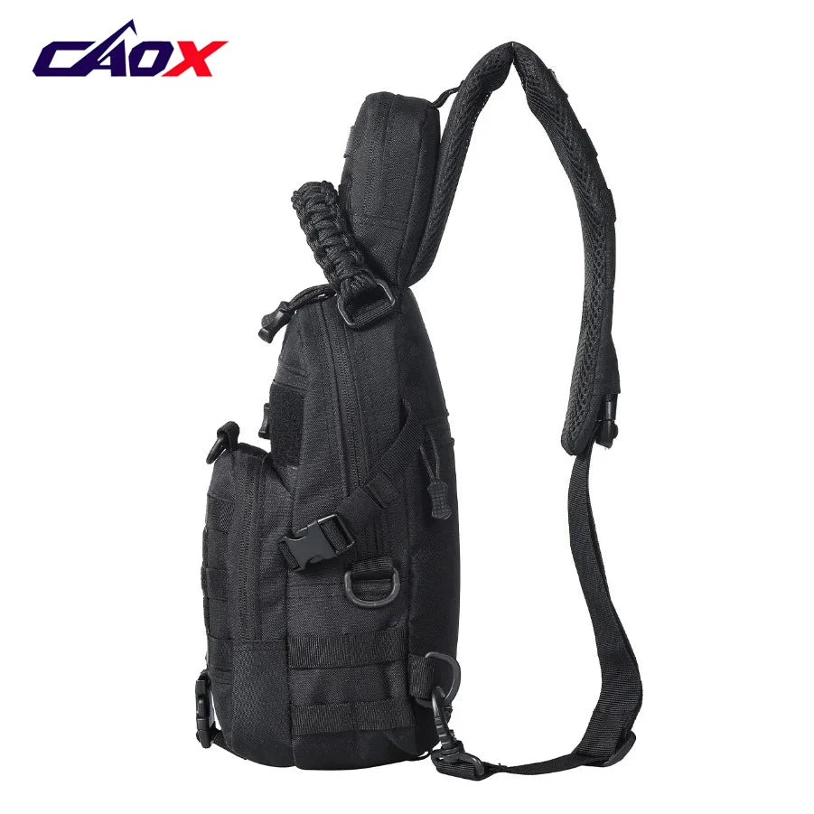 Camping Chest Bag Tactical Backpack for Men Sports Shoulder Outdoor Hiking Climbing Cycling Fishing MOLLE Sling EDC Fanny Pack