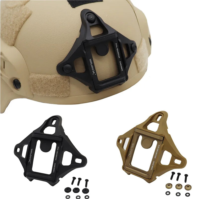 Wilcox Shroud Tactical Helmet Night Vison Mount Shroud For FAST MICH AF And Wendy Helmet