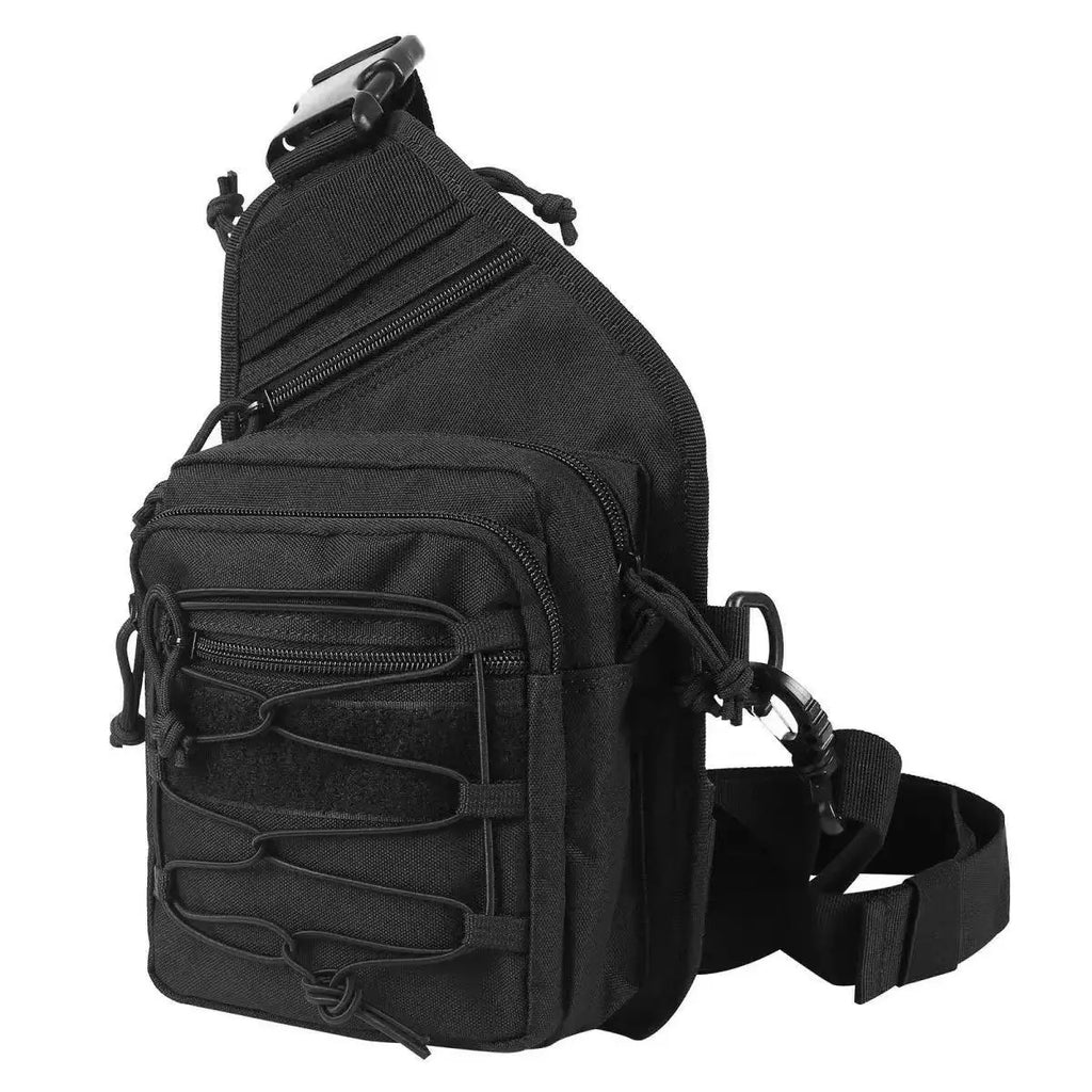 Tactical Gun Bag EDC Shoulder Bag Pistol Holster Bag Concealed Carry Handgun Chest Pack Hunting Sling Backpack Crossbody Pouch