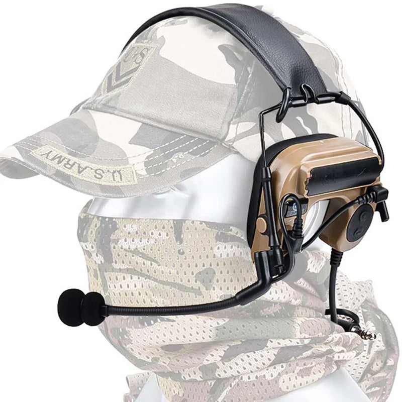 Tactical WADSN Com IV C4U Headset Headphone Hearing Protection Ken Shooting Headphones Military Noise cancellation communication