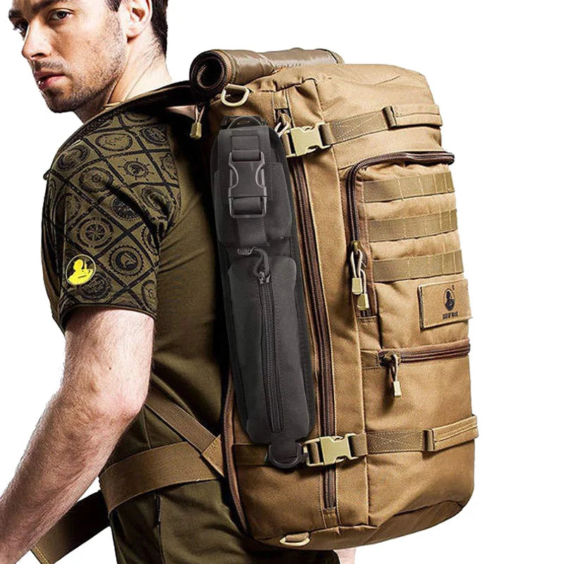 Tactical Backpack Shoulder Strap Sundries Flashlight Pouch Molle Key Pouch Outdoor Camping Hunting Accessories Pack EDC Tool Bag