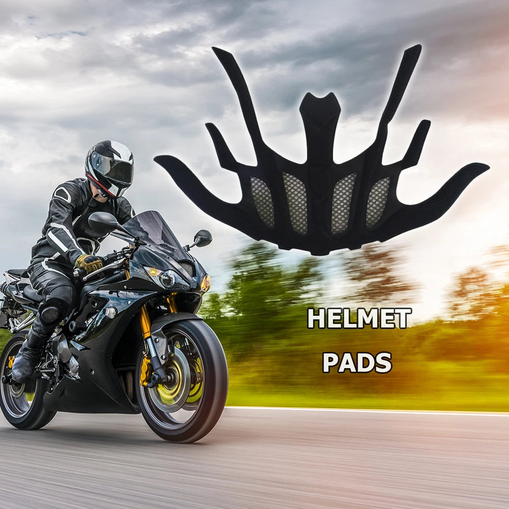 Replacement Sealed Lining Sponge Cycling Helmet Inner Padding Foam Pads Kit