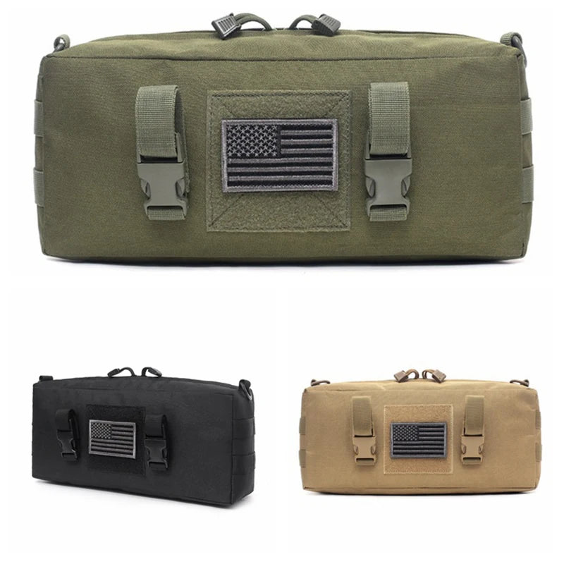 Molle Pouch EDC Nylon Waterproof Hunting Bag Outdoor Sport Waist Pack Travel Camping Cross-body Shoulder Bags