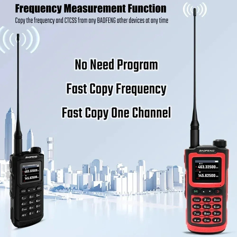 2PCS Baofeng 10W 50KM Walkie Talkie 4-Bands Long Range Hunting Ham Radios Copy Frequency 999CH NOAA Two-Way Radio UV-G30 Pro V1