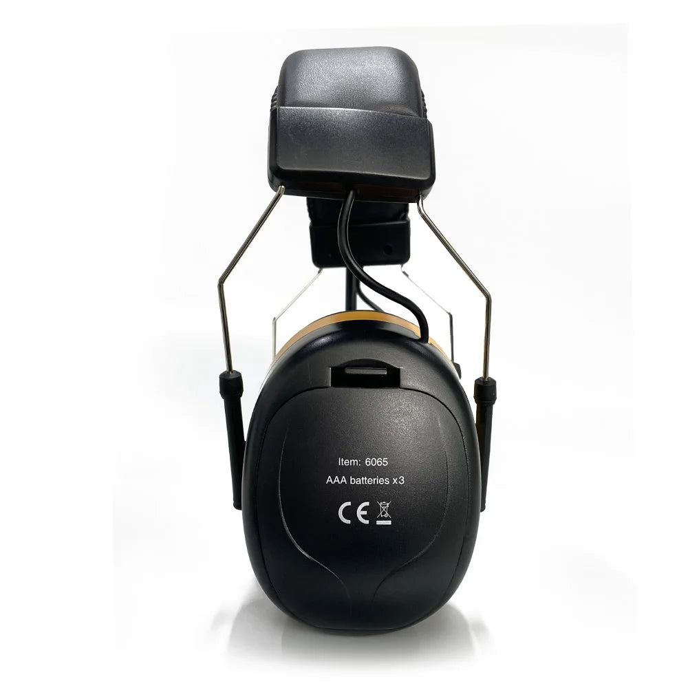 NEW Bluetooth 5.3 Hearing Protection AM FM Radio Headphones, 25dB NRR Noise Reduction Safety Earmuffs  for Mowing Workshops