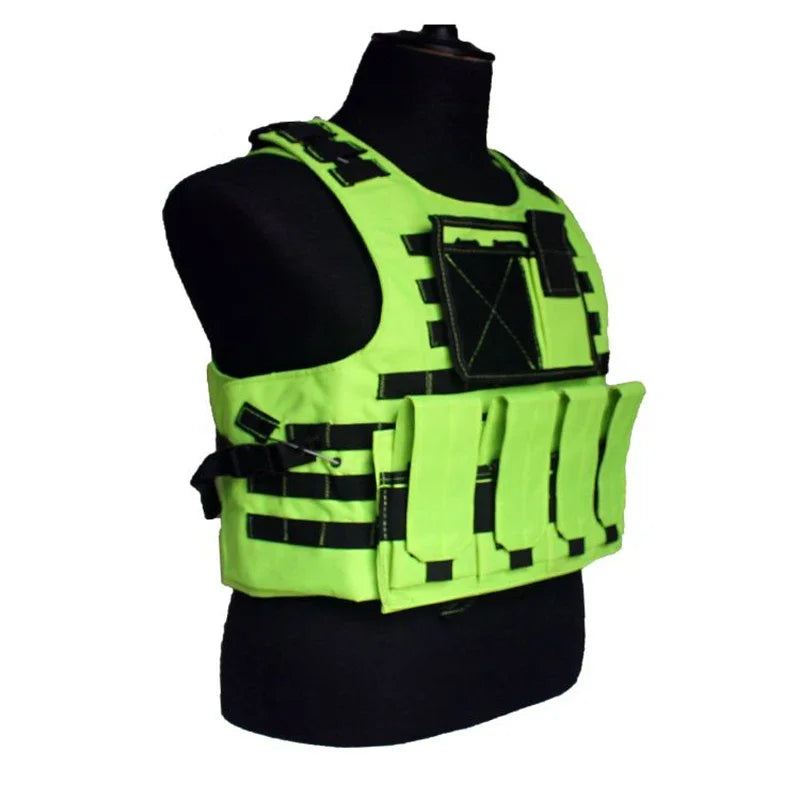 Tactical Vest Fluorescence Molle Vests Equipment Outdoor Clothing CS Sports Hunting Camouflage Vest Tactics Waistcoat