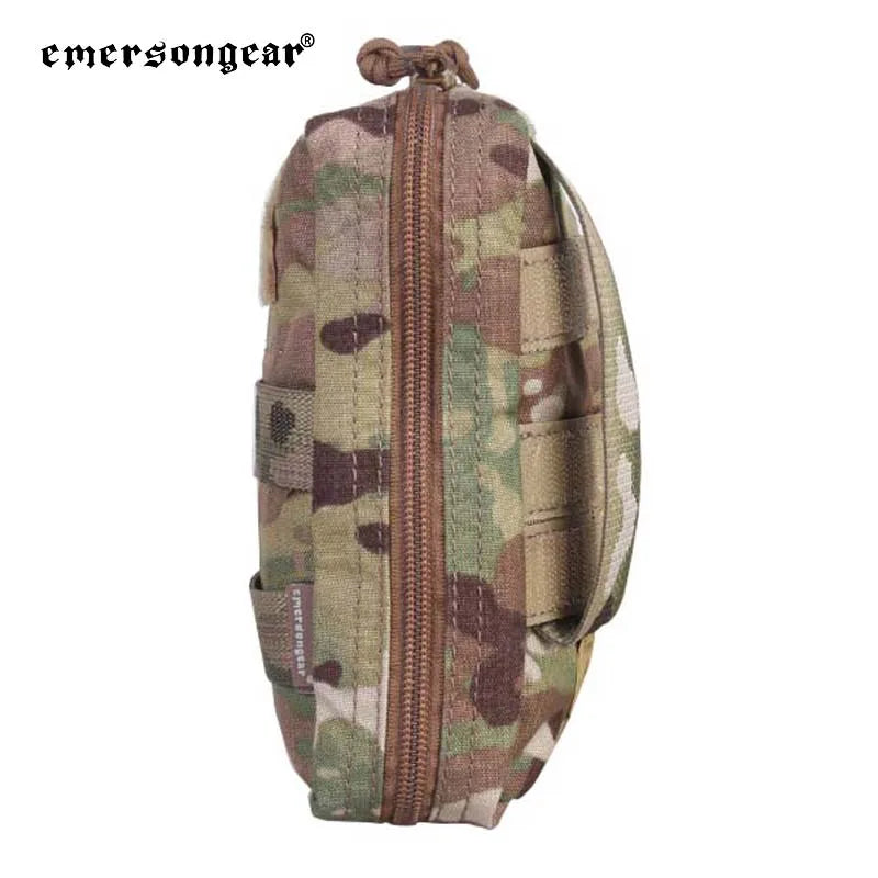Emersongear 18x12.5x7cm Utility Pouch MOLLE Zip EDC Tool Bag Pocket Holder Airsoft Hunting Hiking Milsim Waist Panel