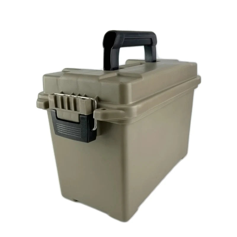 Tactics Ammo Box Plastic Bullet Box Outdoor Weapons Safe Storage Transport Safety Ammo Box Hunting Shooting Accessories
