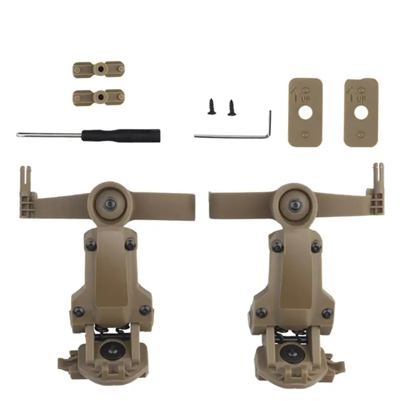 1B-Helmet Rail Adapter For COMTAC3 Comtac Accessories Headset Mount Fit Ops Core ARC Team Wendy MLOK Rail