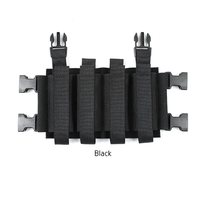 PEW TACTICAL QUAD SMG Mag Placard  Mag Pouch LV119 MK3 MK4 JPC2.0 Tactical Vest Chest Rig Airsoft Pouch MG