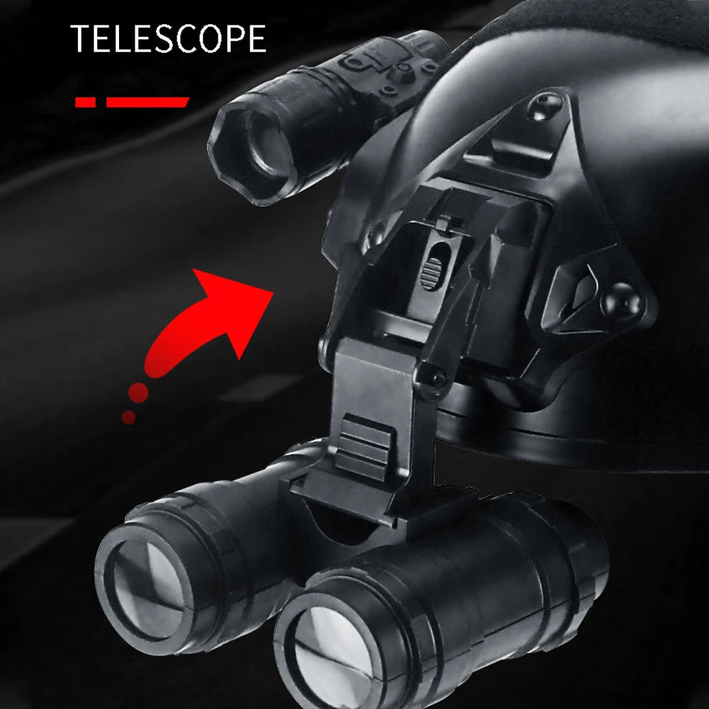 Tactical Children's Helmet Set With Binocular Night Vision Model Flashlights Flash Lamp Bracket for Paintball Shooting Cosplay