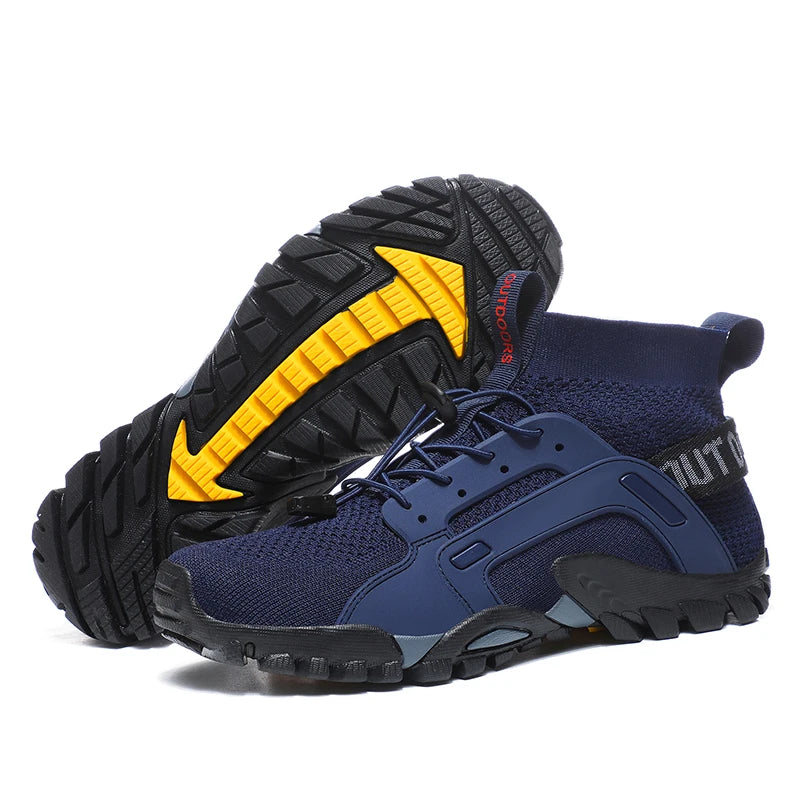 High-top Barefoot Upstream Water Shoes Trekking Mountain Boots Anti-skid Hiking Sneakers Outdoor Wear-resistant Water Shoes