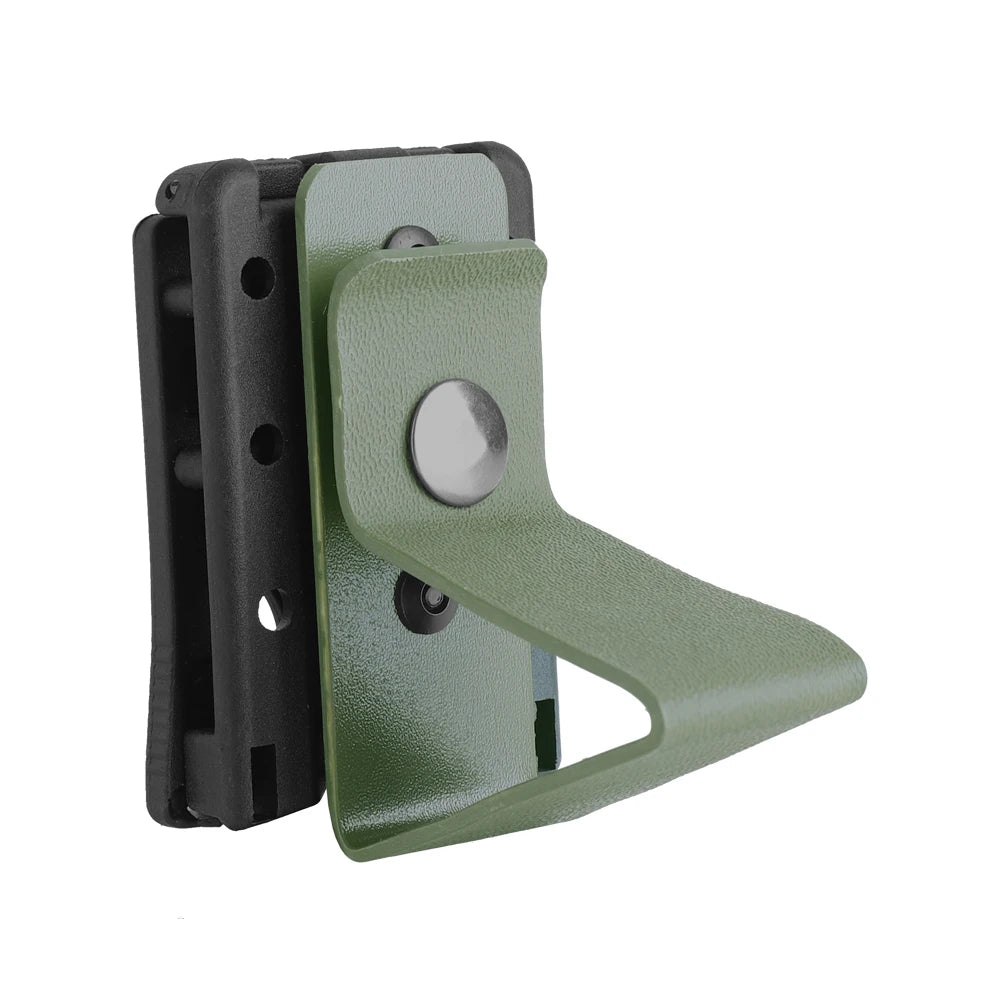 KRYDEX Tactical Sport Headset Holder Earphone Muff Hanger Hearing Protector Mount For Waist Belt Hunting Shooting Accessories