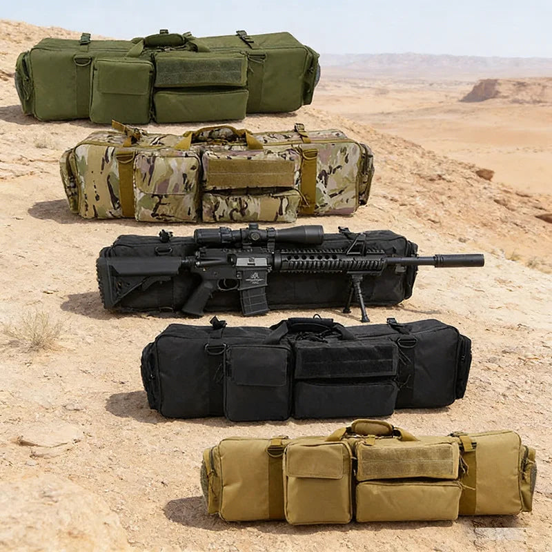 100CM Airsoft Carbine M249 Gun Bag Carrying Case Airsoft Combat Multicam Nylon Sniper Backpack Case Tactical M16 AR15 Gear Bags