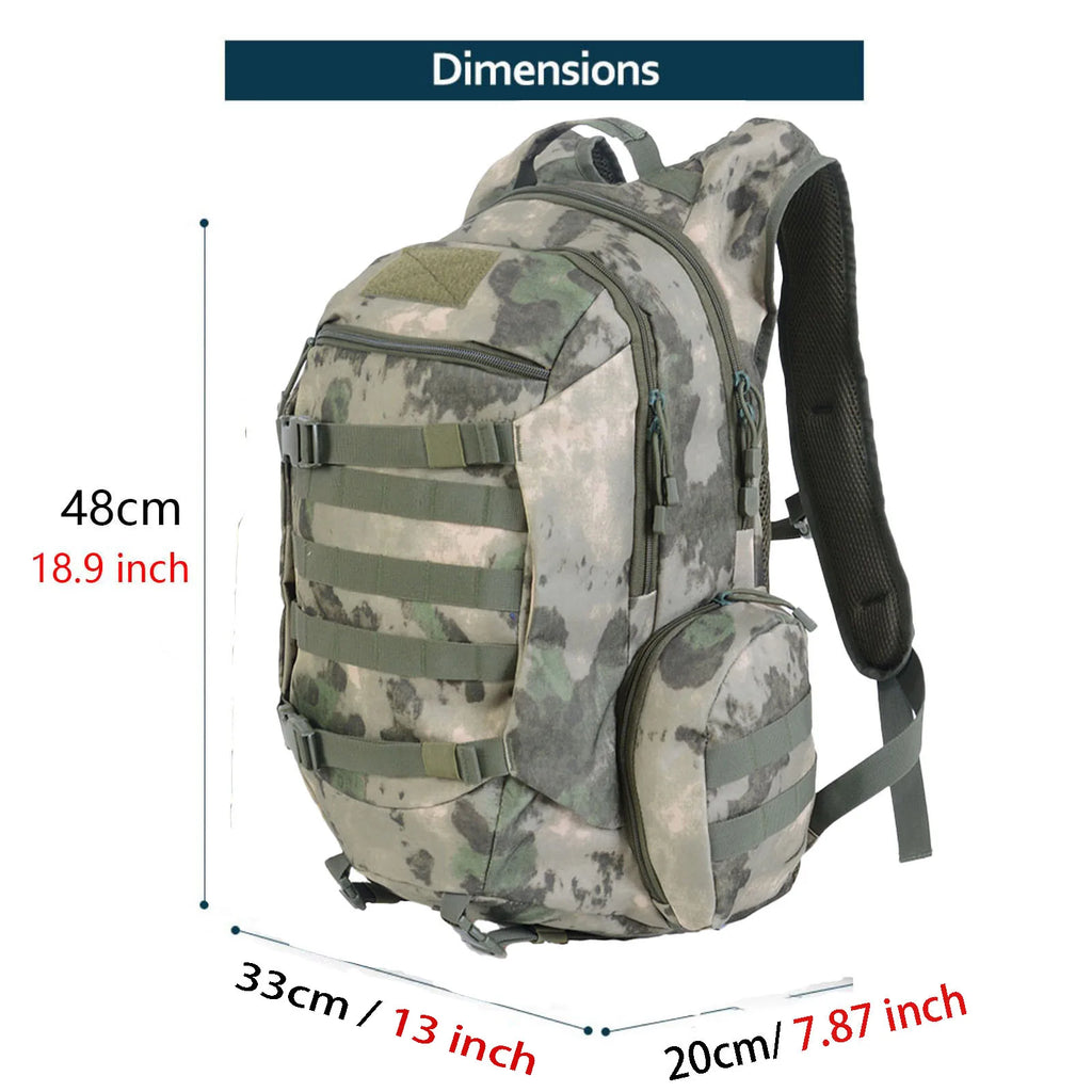 45L Waterproof Fishing Hunting Backpack Outdoor Rucksacks Tactical Sports Camping Hiking Trekking Bags