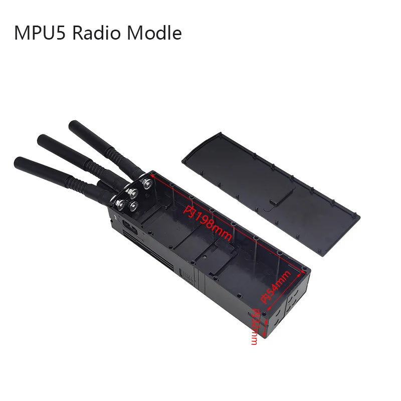 Tactical MPU5 Dummy Model Radio Case DIY Walkie-Talkie Transceiver Interphone Models Detachable For Outdoor Tactical Equipment