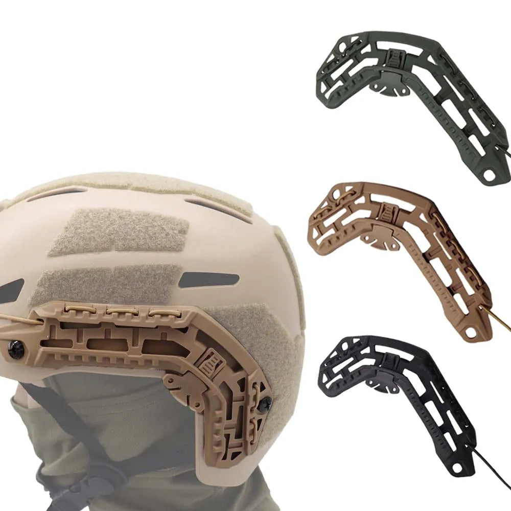 Tactical Helmet Accessories Revision Helmet Side Guide Rail ARC Helmet Mount Rail Airsoft Helmet Accessories