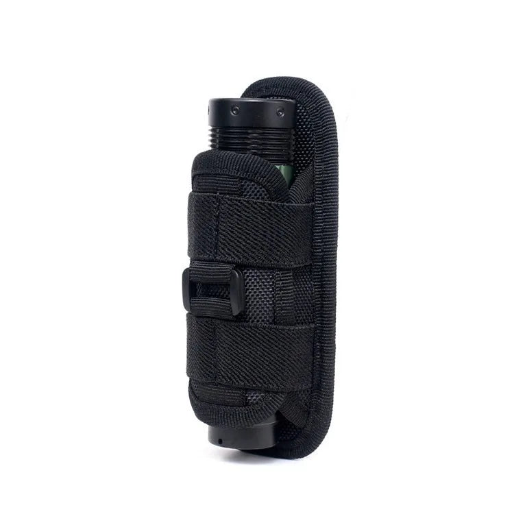 360 Degree Tactical Flashlight Holster Belt Torch Bag Durable Hunting Lighting Accessory Survival Kits Holster Rotary Torch Case