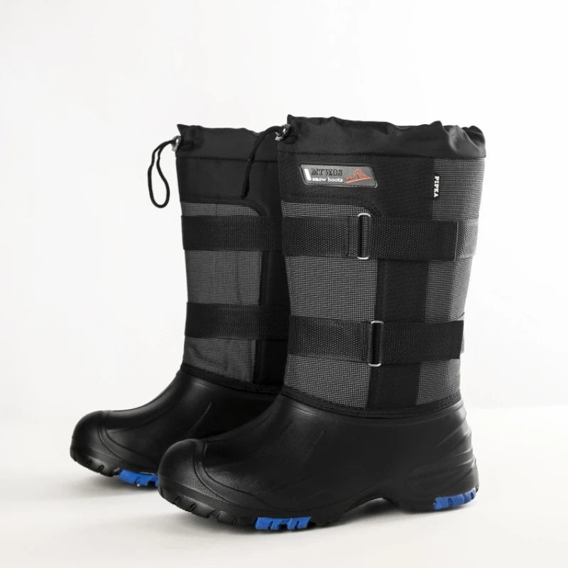 Winter Boots 2026 New Camouflage Snow Boots Men Shoes Rain Waterproof With Fur Plush Warm Male Casual Mid-Calf Work Fishing Boot