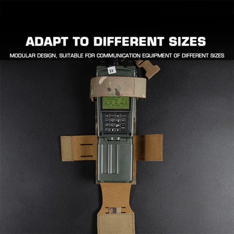 Camouflage MOLLE Radio Pouch Universal Protective Organizer for Outdoor Airsoft Vest Gear Survival Communication Accessories