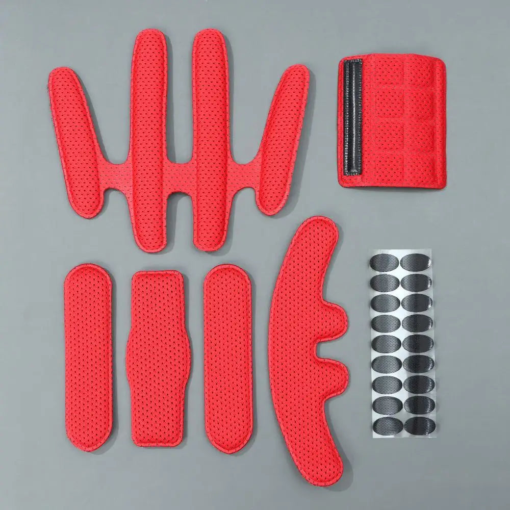 1set Motorcycle Bicycle Sponge Universal Protection Pad Helmet Inner Padding Kits Foam Pads Set Replacement
