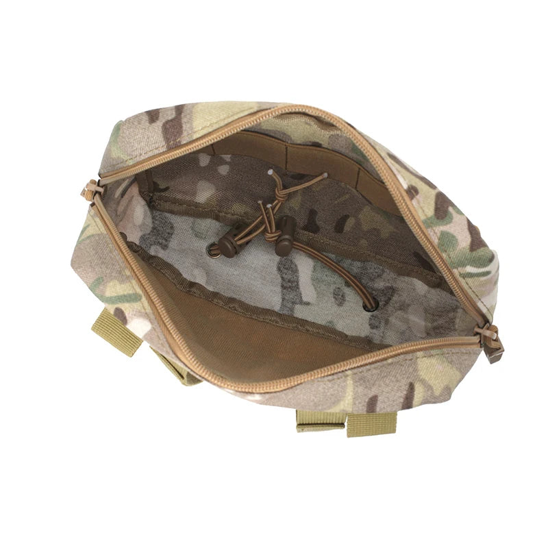 Outdoor Tactical Vest Drop Pouch Molle EDC Dump Pouch Utility Bag For D3 Chest Rig MK3 Vest Plate Carrier Storage Bag