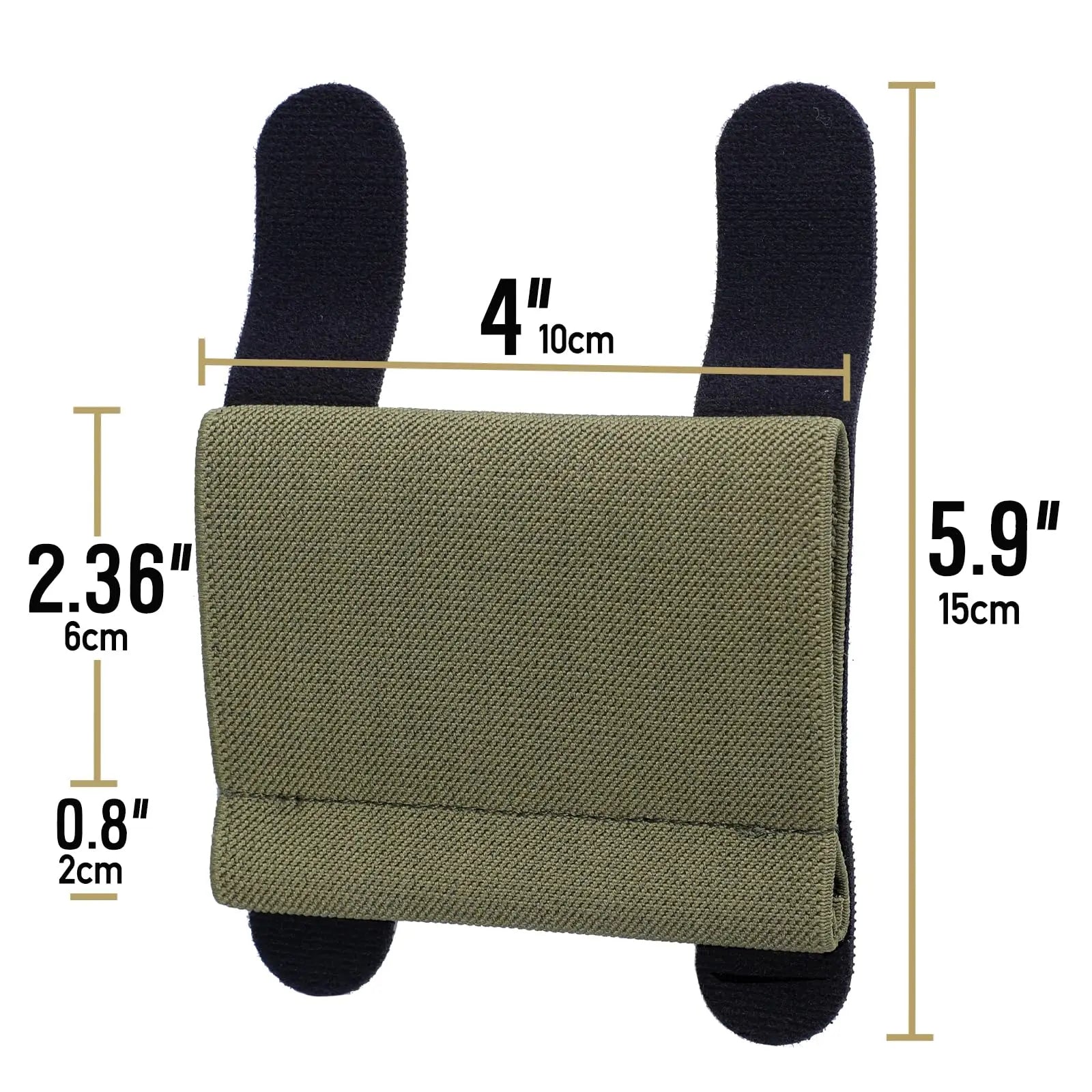 MOLLE Tactical Tourniquet Holder Elastic TQ Sleeve Pouch Hook & Loop Medical Tourniquet Carrier for Duty Belt