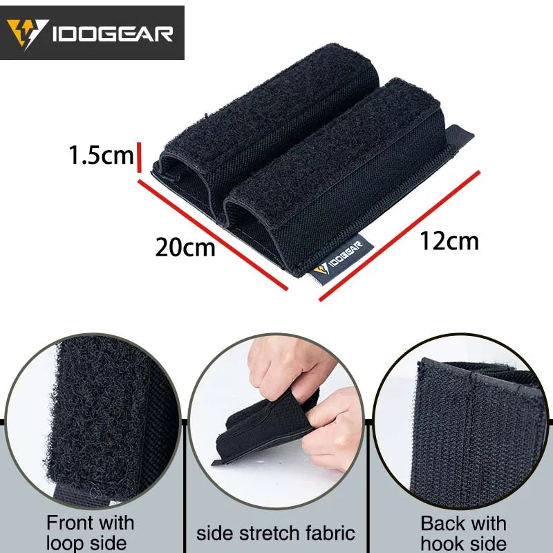 IDOGEAR Tactical Double Magazine Pouch for 9mm Mag DOPE Insert Mag Holder 35113