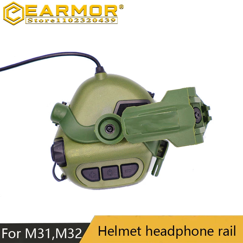 EARMOR M32 ARC Helmet Rail Tactical Helmet Headphone Rail Adapter Helmet Rail Mounting Kit Headphone Accessories