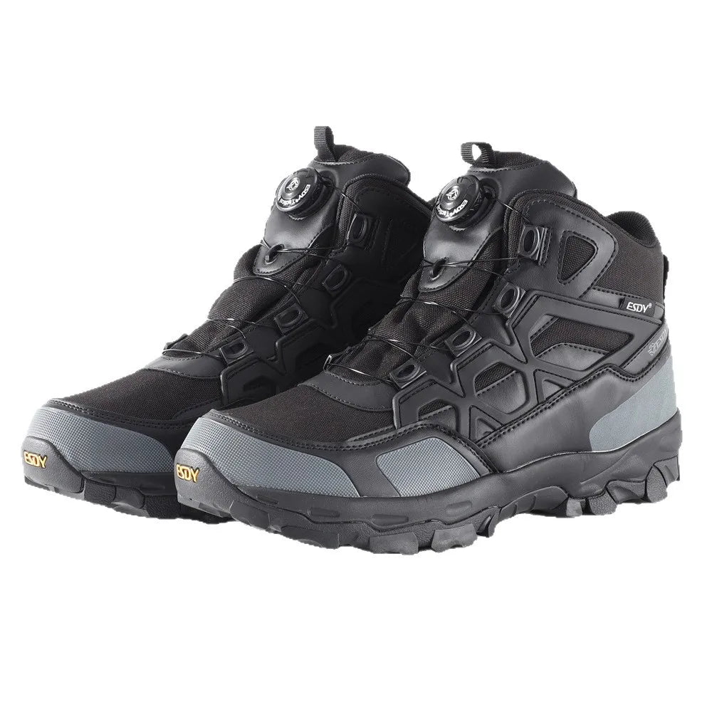 ESDY Brand Tactical Hunting Hiking Boots Outdoor Quick Reaction Breathable Men Shoes Ankle Boots Safety Climbing Shoes